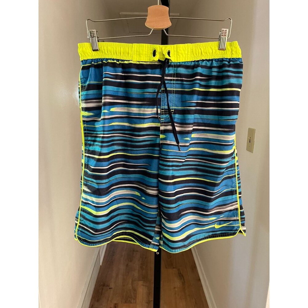 EUC Nike Original Men's Oxidized Stripe Breaker Swim Trunks